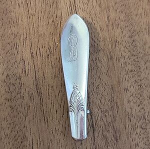 Vintage Monogram Spoon Brooch